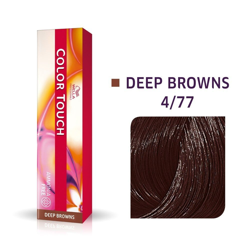 Wella Professionals Color Touch Тонирующая краска 4/77 Горячий шоколад, 60мл  #1