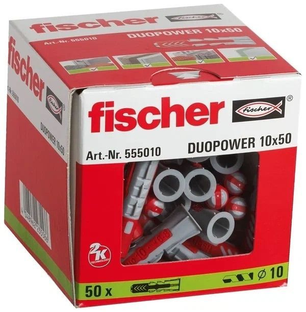 Fischer - крепежные системы Дюбель 10 мм x 50 мм 50 шт. #1