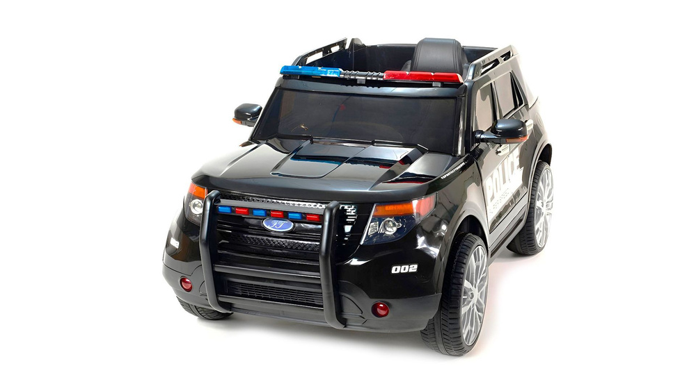 Детский электромобиль с пультом управления полицейский джип 12V 2.4G  #1