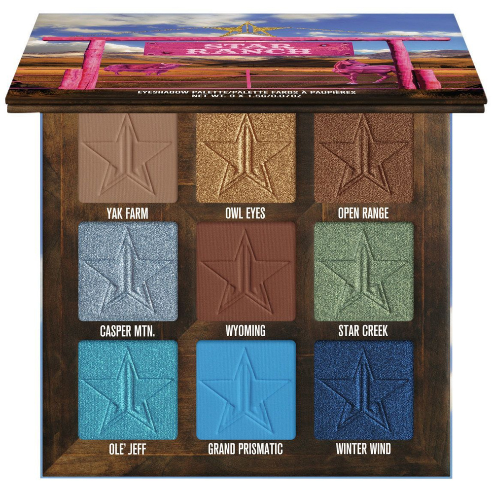 Палетка теней Jeffree Star - Mini Star Ranch Palette #1