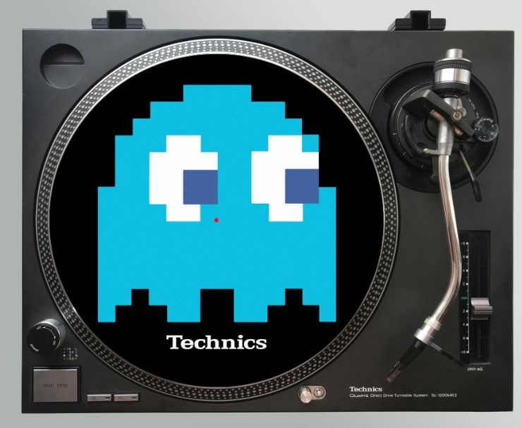 Слипмат Stereo Slipmats Technics Blue Ghost (в комплекте 2 слипмата) #1