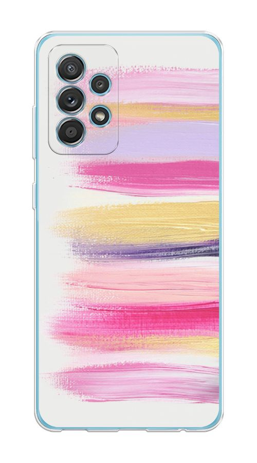 Силиконовый чехол на Samsung Galaxy A52/A52s / Самсунг А52/A52s "Мазки краски"  #1