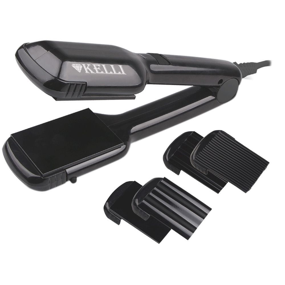Мультистайлер Kelli KL-1238 черный для выпрямления и гофрирования волос  #1