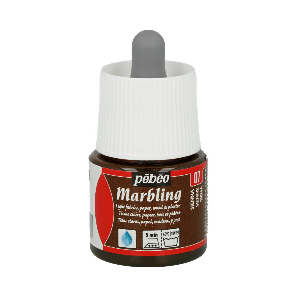 Marbling Краска для техники Эбру 45 мл 130-007 сиена, 1 шт. в заказе  #1