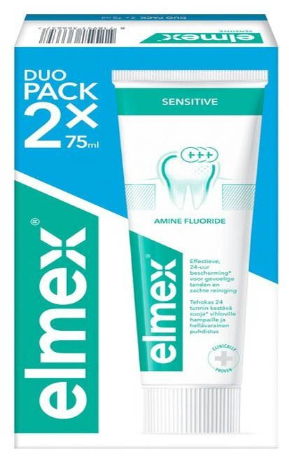 Зубная паста "Elmex Sensitive для чувствительных зубов", 2 х 75 мл  #1