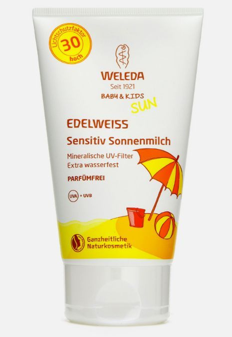 Натуральный солнцезащитный крем для младенцев и детей SPF 30, Weleda, 150 мл, Швейцария  #1