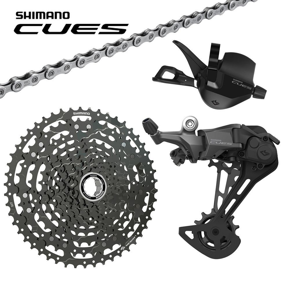 Shimano CUES U6000, набор скоростей 1x10, переключение SL-R/RD, муфта свободного хода, цепь, (набор из #1