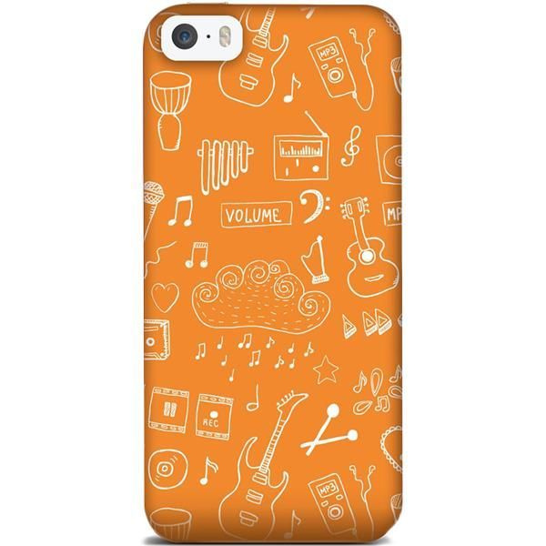 Чехол бампер накладка для телефона Apple iPhone 5/5S/SE Canyon оранжевый, айфон 5  #1