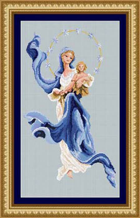 Буклет для вышивания "Мадонна и дитя" / Kustom Krafts артикул DАS-004  #1