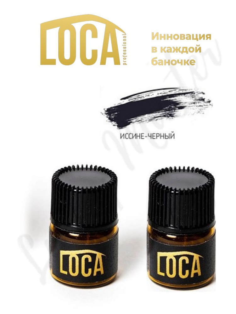 LOCA Иссиня-черный / Мини краска, набор из 2 шт #1