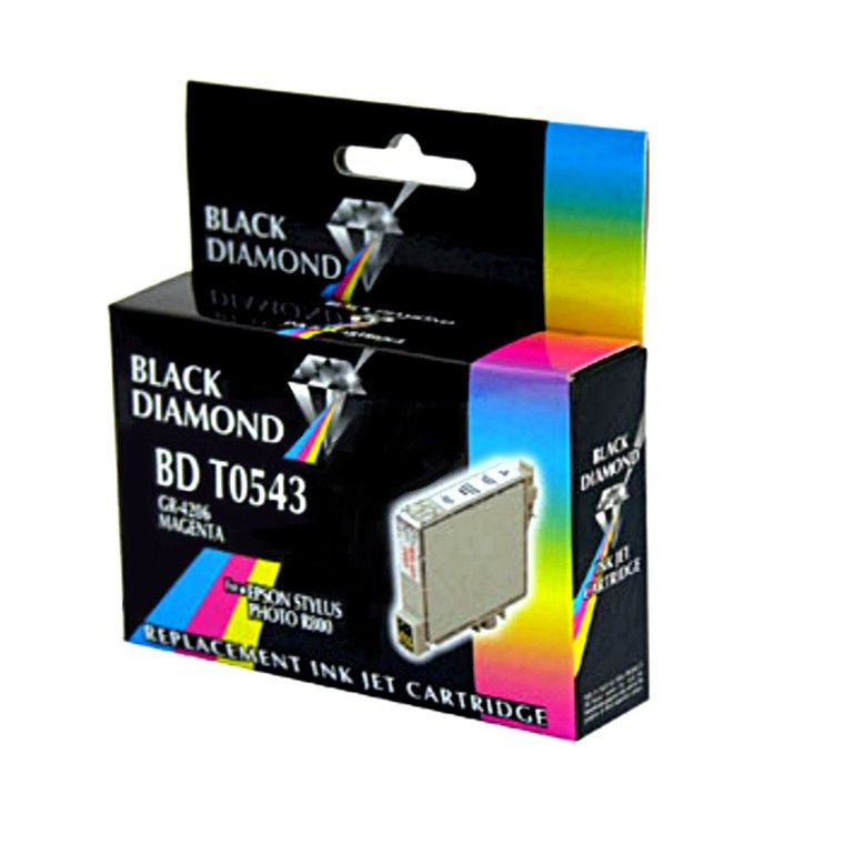 Black Diamond Картридж T054340 Stylus Photo-R1800, Stylus Photo-R800, совместимый, Пурпурный (magenta) #1