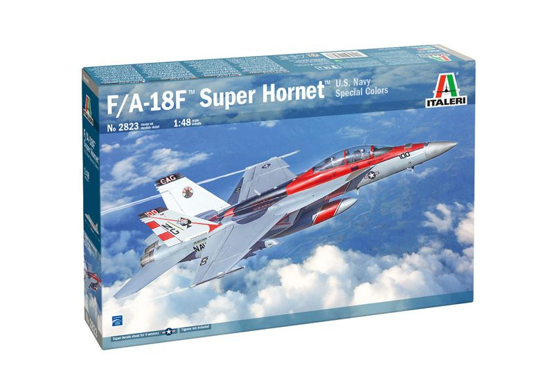 Сборная модель Italeri 2823ИТ Самолет F/A-18F SUPER HORNET (10013160/011122/3526709, ИТАЛИЯ)  #1