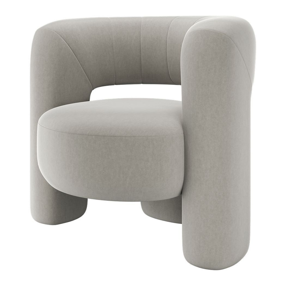 Кресло ZAMPA мягкое для отдыха дома, в гостиную, современное, с подлокотниками, минимализм, мягкая мебель #1