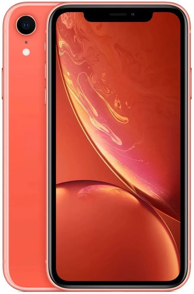 Apple Смартфон iPhone XR 3/64 ГБ, коралловый, Восстановленный #1