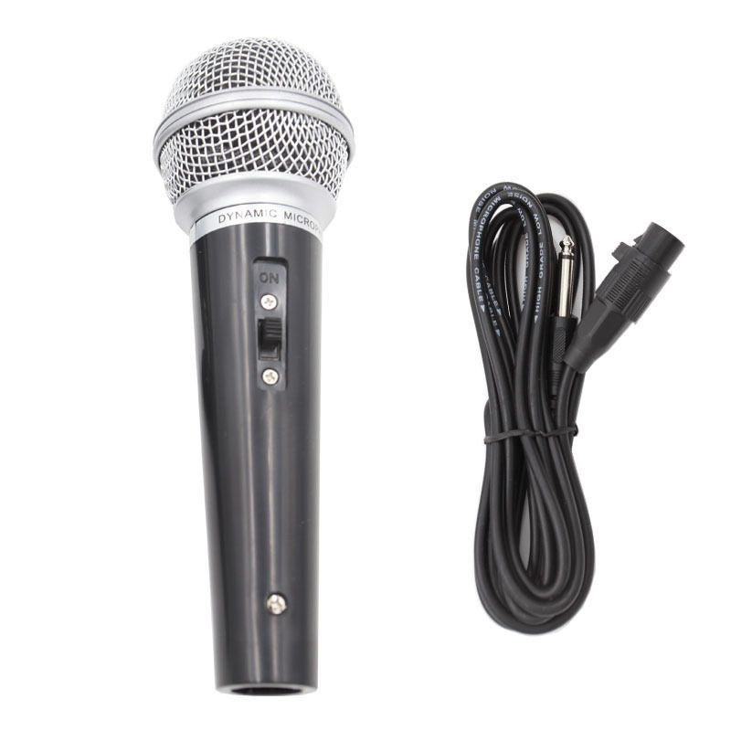Микрофон для живого вокала и караоке Keenion KDM-132, разъем 6.3мм, черный  #1
