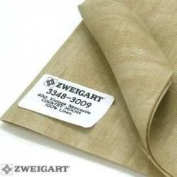 Канва Zweigart Newcastle 40 ct. 35х25 см. (цвет-3009 мокко неоднотонный)  #1