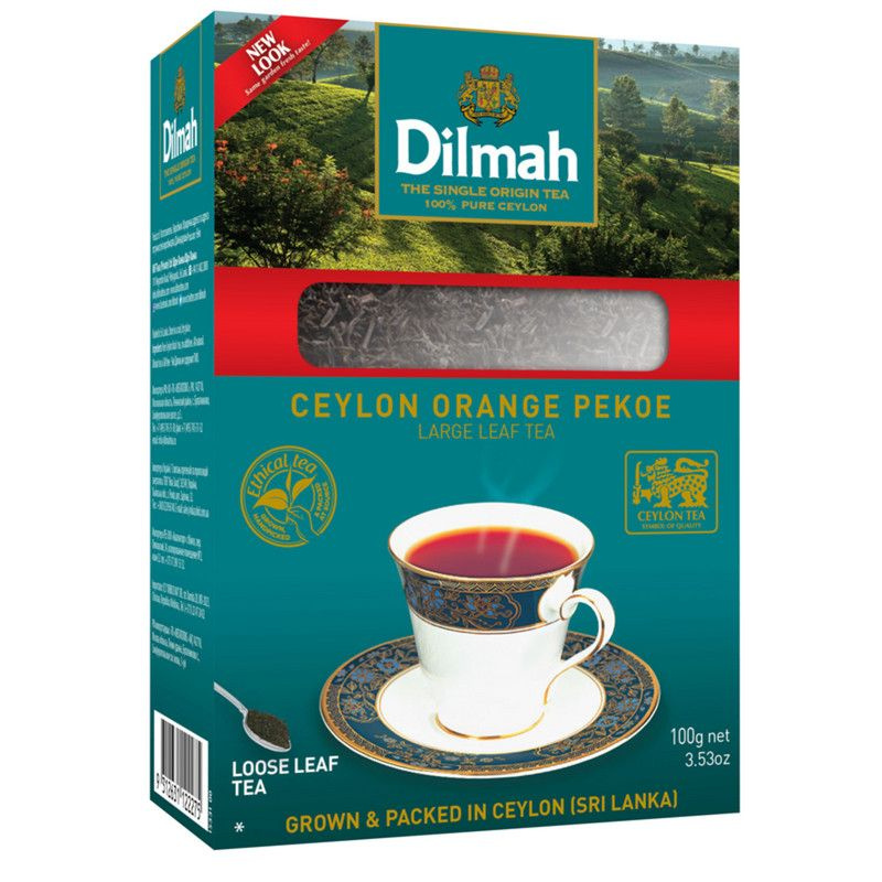 Чай Dilmah чёрный цейлонский крупнолистовой, 100г #1