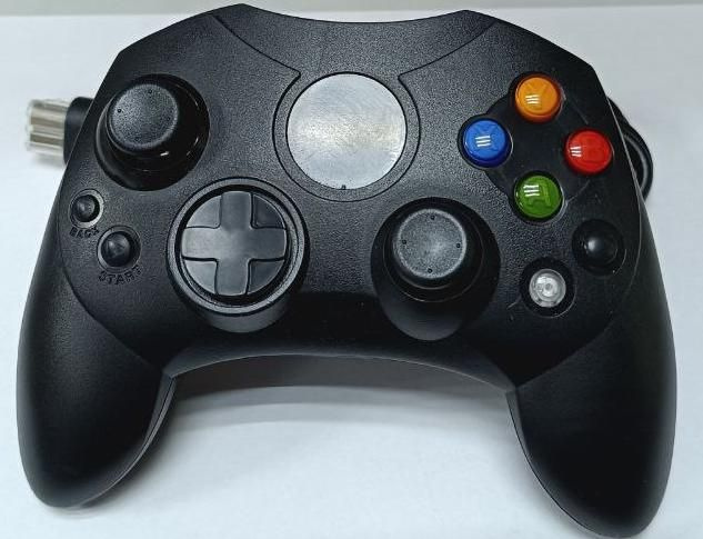 Геймпад проводной Old Skool Xbox Controller Classic Черный #1