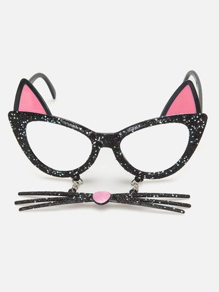 Карнавальные очки Веселуха на Хэллоуин Кот с усами #1