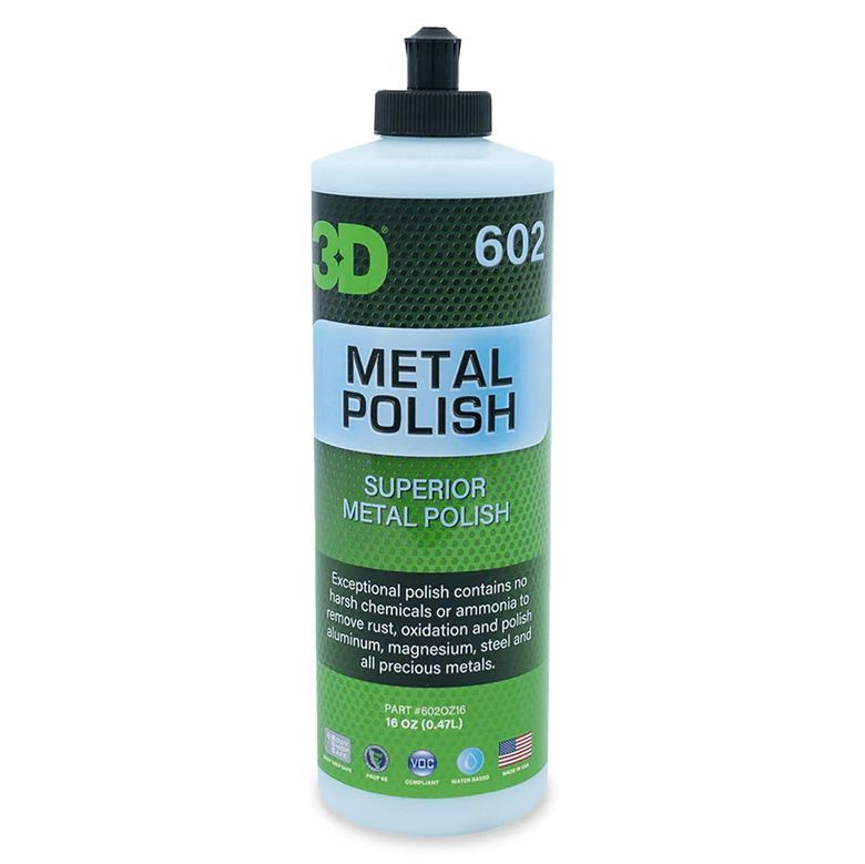 Полировальная паста 3D METAL POLISH для металла, хрома 0,48 л #1