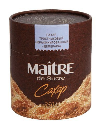 Сахар тростниковый демерара, Maitre de Sucre, 350 г, Россия #1