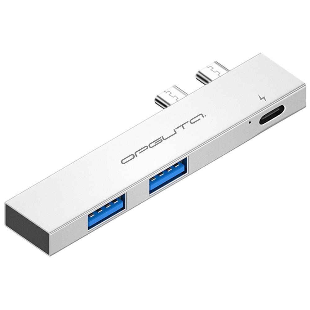 Концентратор USB 2.0 (2*USB+Type-C) Орбита OT-PCR24 Серебро #1