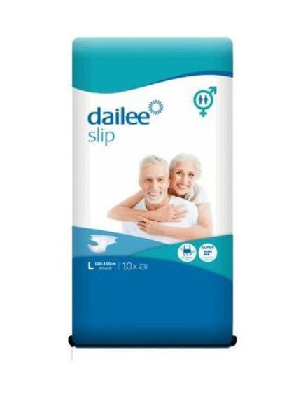 Подгузники для взрослых Dailee slip Super Large (100-150см), 10шт #1