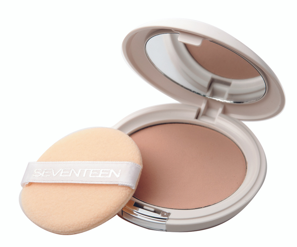 SEVEN7EEN Пудра для лица матирующая компактная NATURAL GLOW SILKY COMPACT  #1