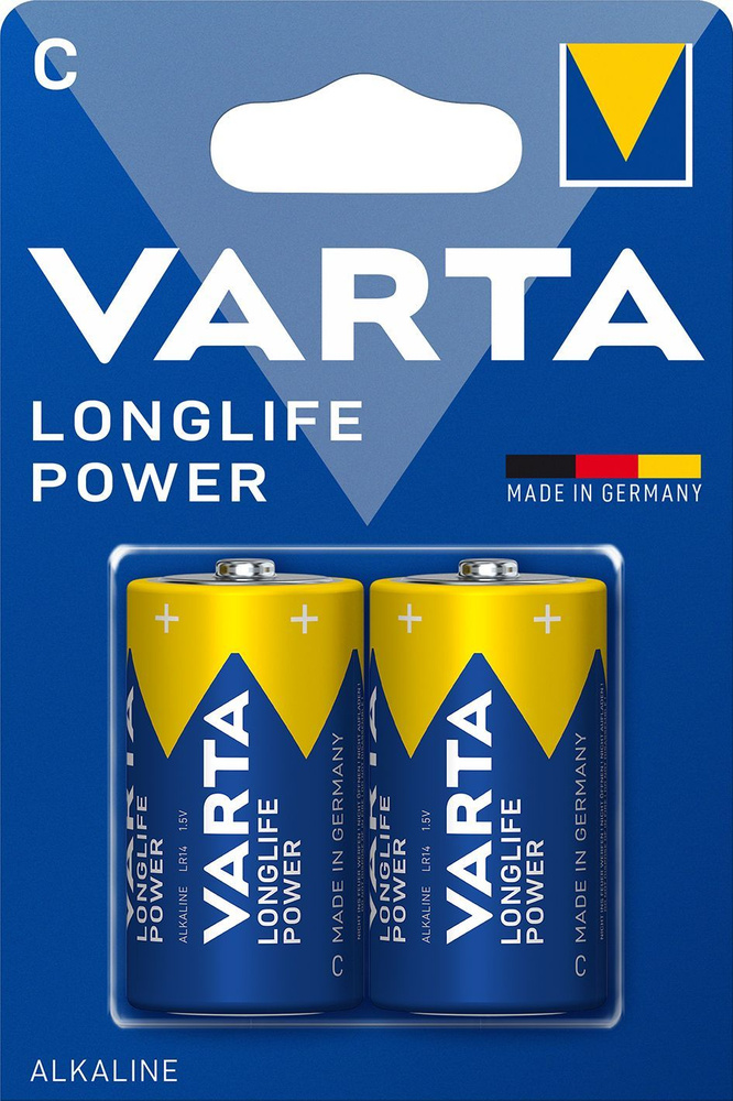 Батарейка VARTA Longlife Power C / LR14 2 шт #1