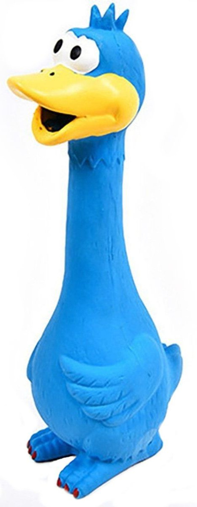 ЧК игрушка для собак, со звуком, 29 см, голубой #1