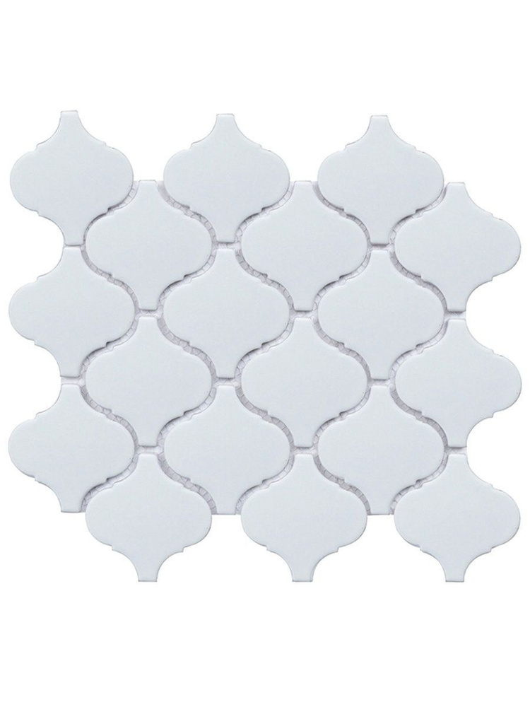 Мозаика керамическая Homework Latern, матовая белая 5шт #1