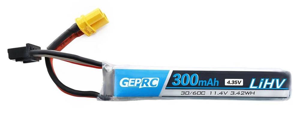 Аккумулятор GEPRC 300мАч 3S 30C LiPo XT30 #1