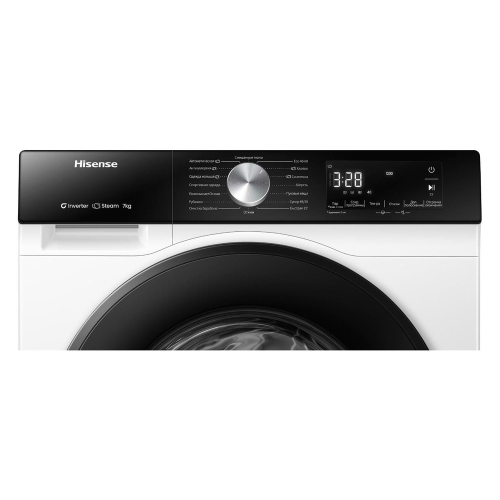 Hisense Стиральная машина WF3S7021BW, белый, прозрачный #1