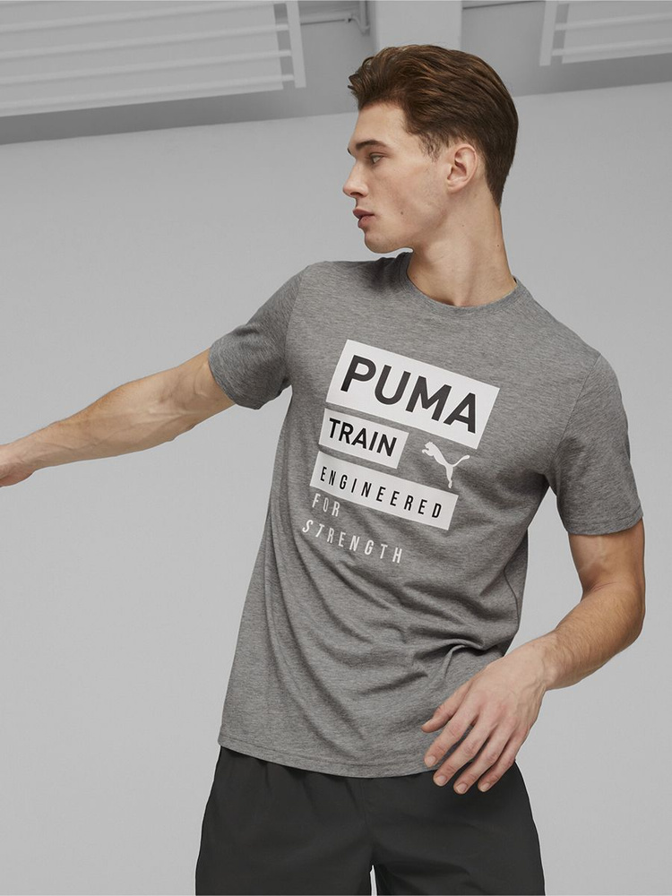 Футболка PUMA MEN S GRAPHIC TEE ENGINEERED FOR STRENGTH #1