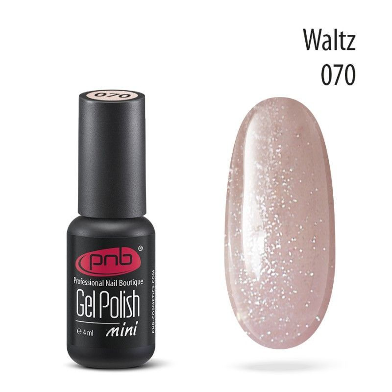 Гель лак для ногтей PNB Gel Polish UV/LED 070 покрытие для маникюра и педикюра глянцевый Waltz 4 мл  #1