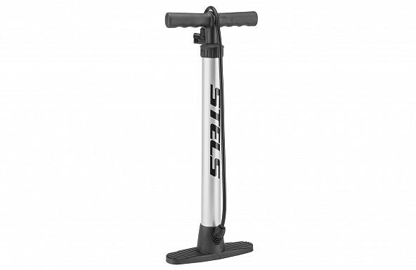 Насос для велосипеда напольный ручной STELS THP-2004C стальной серый (item:030)  #1