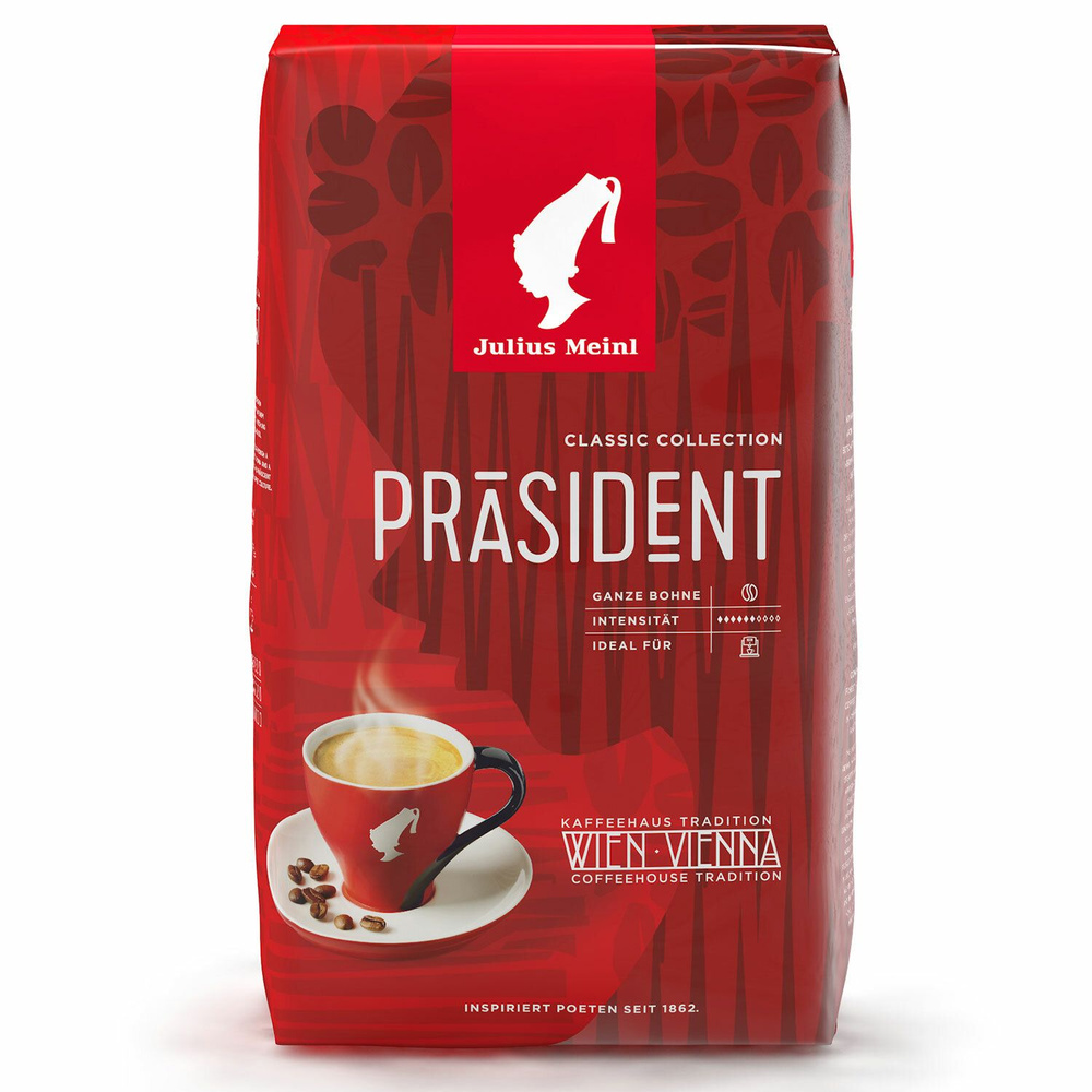 Кофе в зёрнах JULIUS MEINL "Prasident Classic Collection", 1000 г, 89933 #1