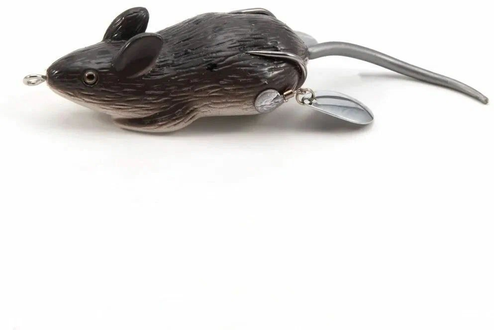 Мышь-незацепляйка Namazu MOUSE с лепестками, 76 мм, 24 г, , крючок-двойник YR Hooks (BN) #2/0  #1