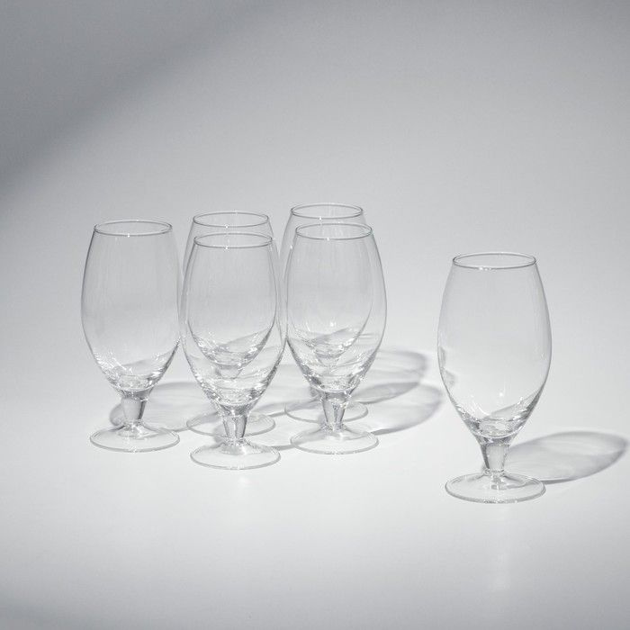 Набор бокалов для вина White wine glass set, стеклянный, 230 мл, 6 шт  #1