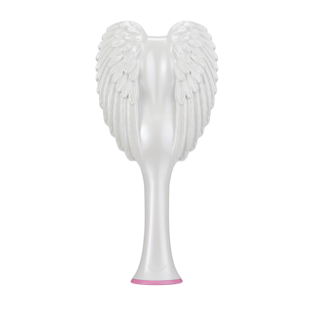 Массажная расческа детанглер для волос Tangle Angel Angel 2.0 Gloss White Pink  #1