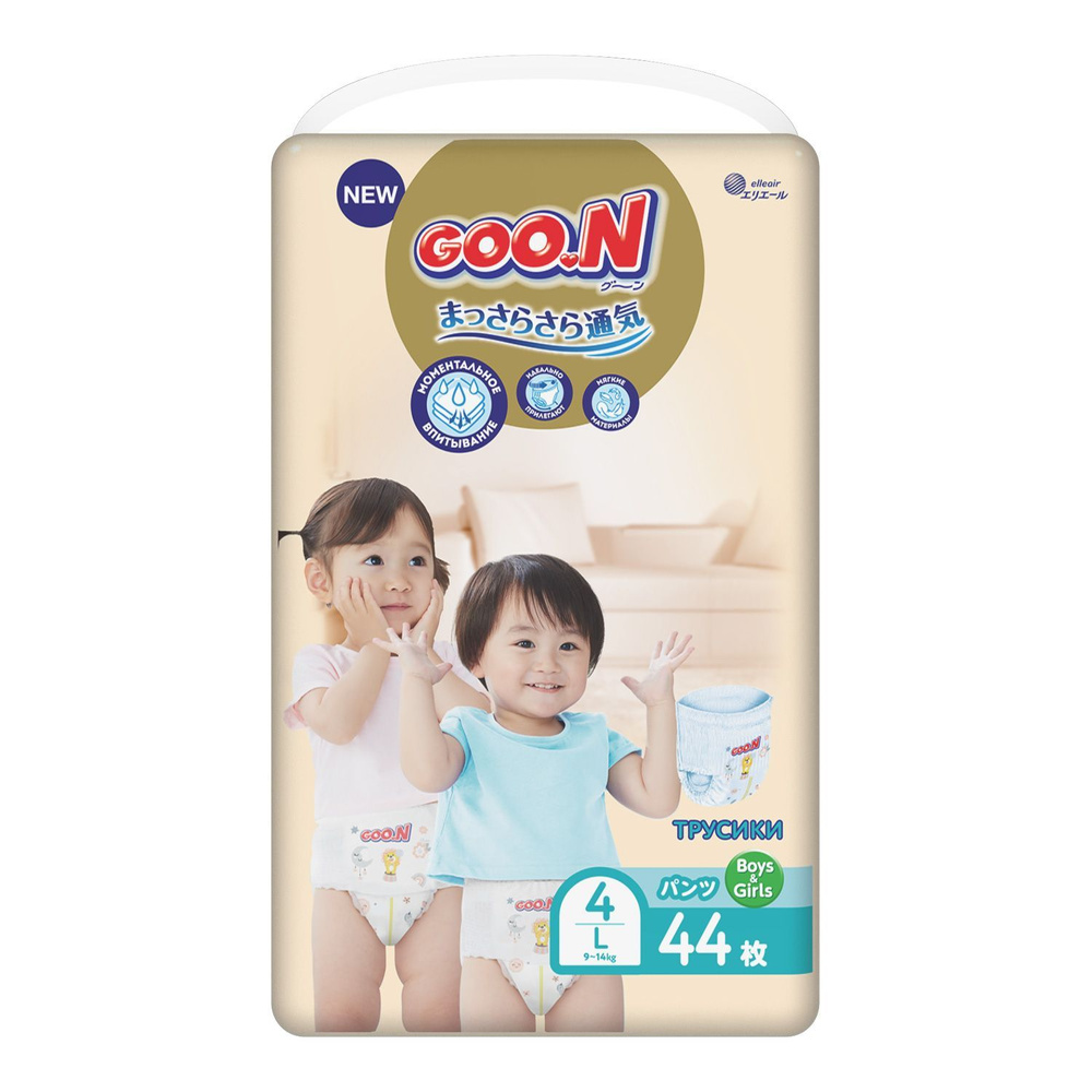 GOO.N 4 Premium soft Подгузники-Трусики Размер 4 / 44 шт #1
