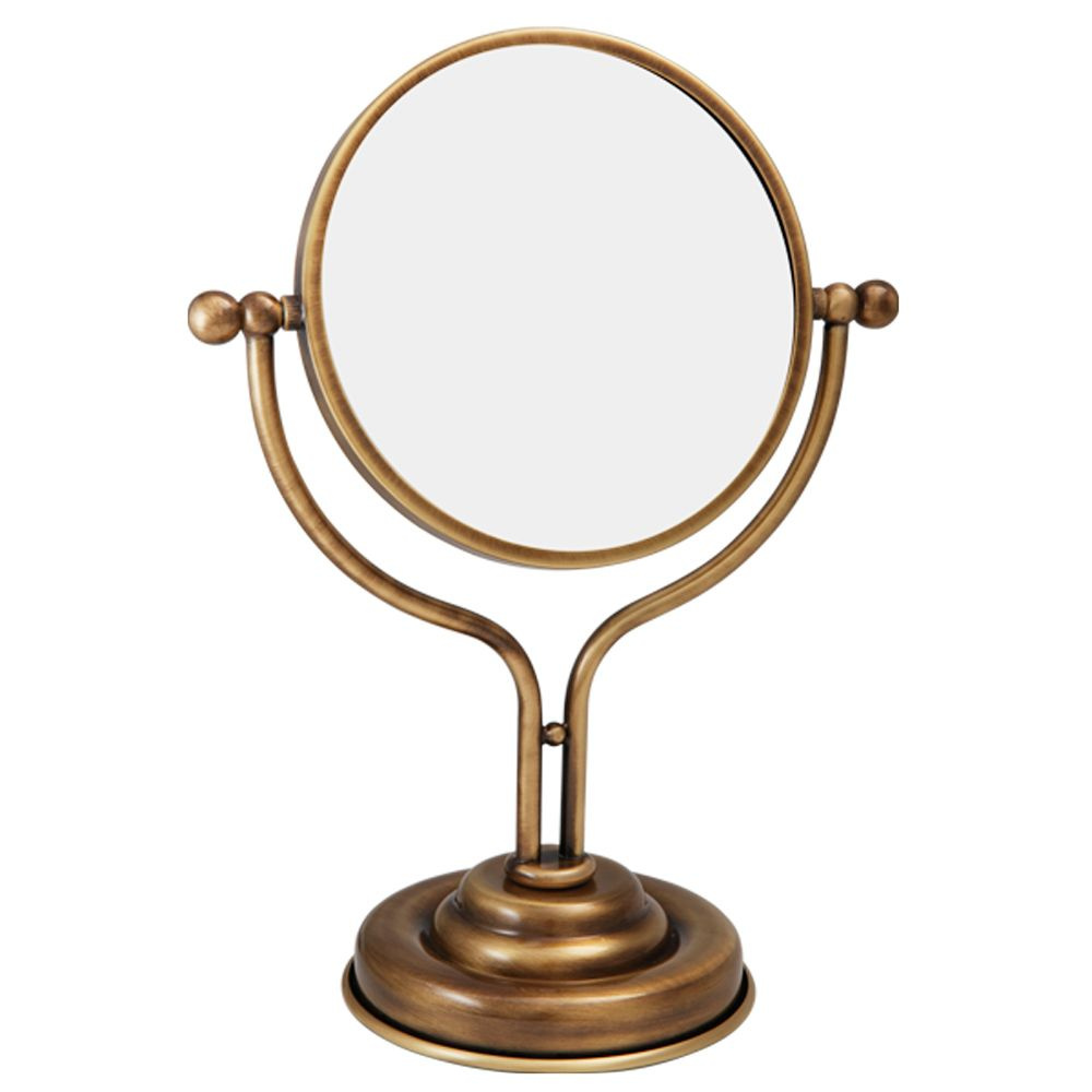 MIRELLA Зеркало оптическое настольное D18 cm (2Х), бронза #1