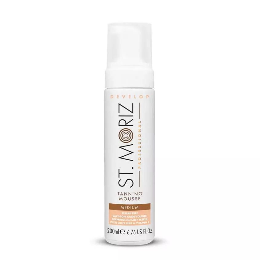 ST. MORIZ Автобронзант-мусс тонирующий Светлый (Taning Mousse Medium) 200 мл  #1