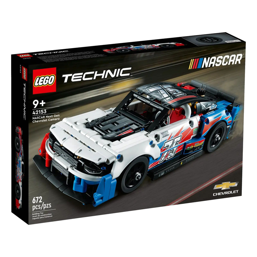 Конструктор LEGO NASCAR Chevrolet Camaro ZL1 Нового Поколения (42153 NASCAR  Next Gen Chevrolet Camaro) - купить с доставкой по выгодным ценам в  интернет-магазине OZON (989029622)