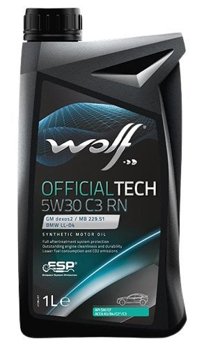Wolf officialtech 5W-30 Масло моторное, Синтетическое, 1 л #1