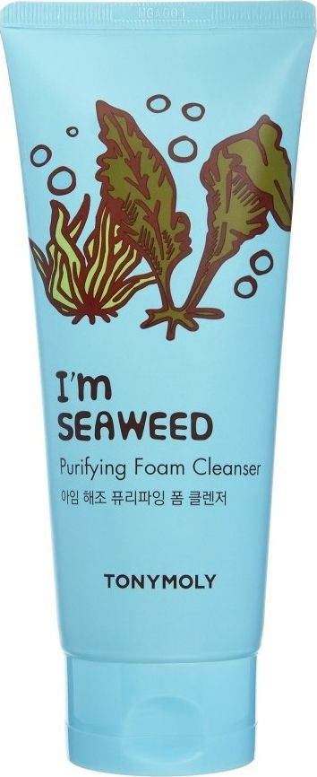 TONYMOLY / ТониМоли I'M SEAWEED FOAM CLEANSER Пенка для умывания очищающая с экстрактом морских водорослей #1
