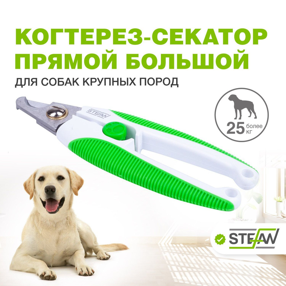 Когтерезка для собак, ножницы для когтей STEFAN (Штефан), прямой, большой, GL1015  #1
