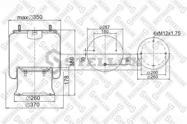 Stellox Пневморессора, арт. 9002851_SX #1