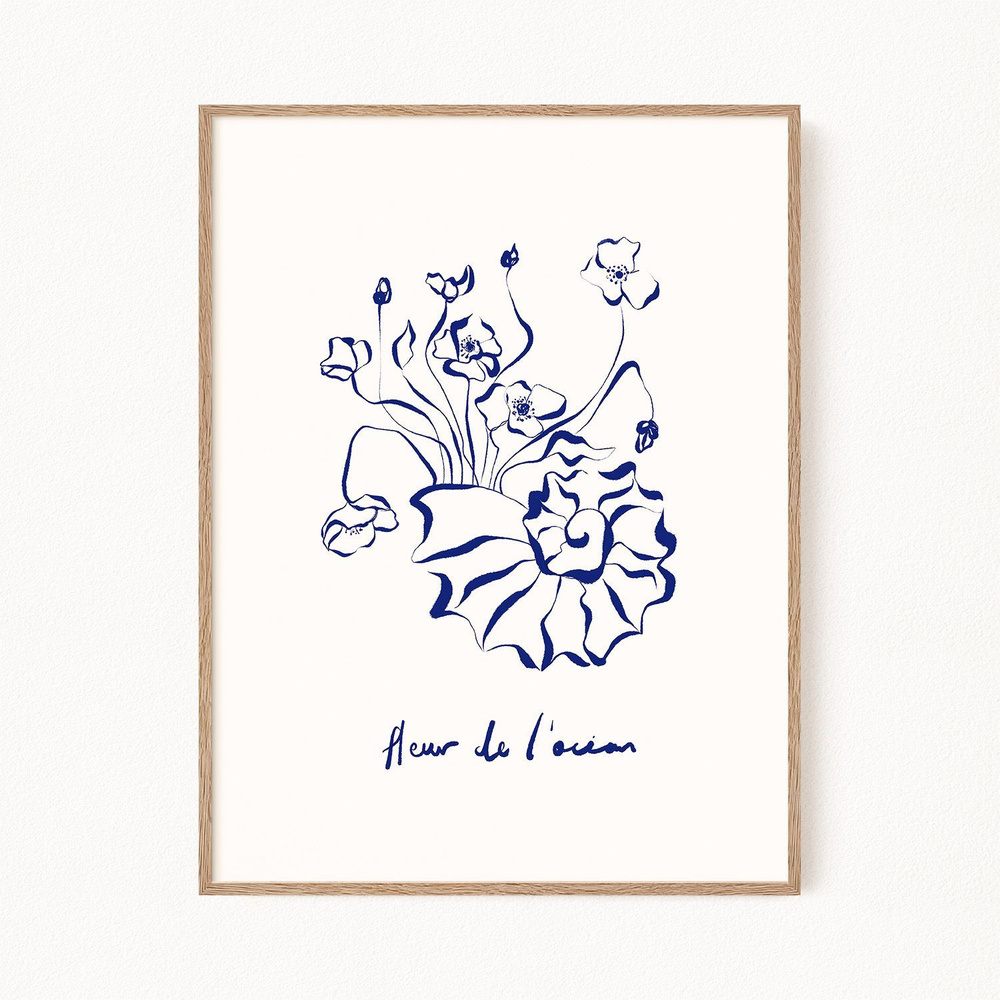 Постер "Fleur de L'ocean", 21х30 см #1