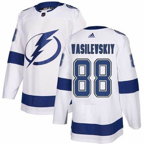 NHL джерси хоккейная Тампа Бэй Лайтнинг Tampa Bay Lightning Jersey Andrei Vasilevskiy  #1